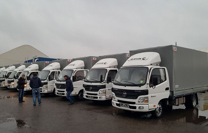 Еще 11 грузовиков Foton Aumark пополнили автопарк компании СТД «Петрович» 