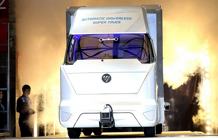 Компания Foton Motor приступила к дорожным испытаниям беспилотного грузовика